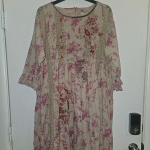 Magnolia Pearl Love Maisonette Dress! NWOT. Never Worn!One Size. Pink